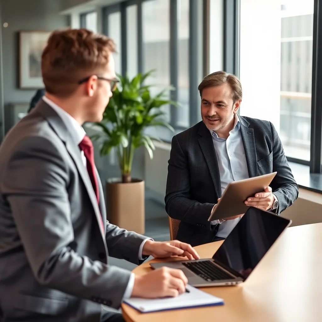 Professional met laptop die werkt aan vaardigheden voor salarisverhoging